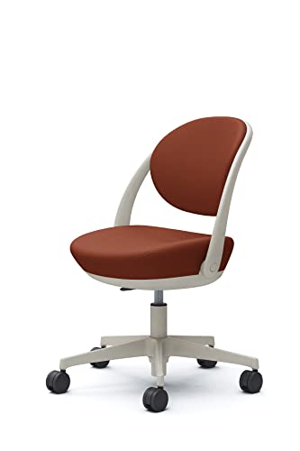 オカムラ パラベル パーソナルチェア 在宅ワーク対応 5本脚ウレタンキャスター ライトグレージュ テラコッタ 8CBAEL-FKY8