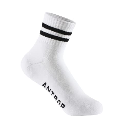 Uooiu APP-100622-B097DK8F1T Antrop Quarter Crew Cotton Heel Tab Athletic Running Cushion 6 Pairs Socks thumb #2