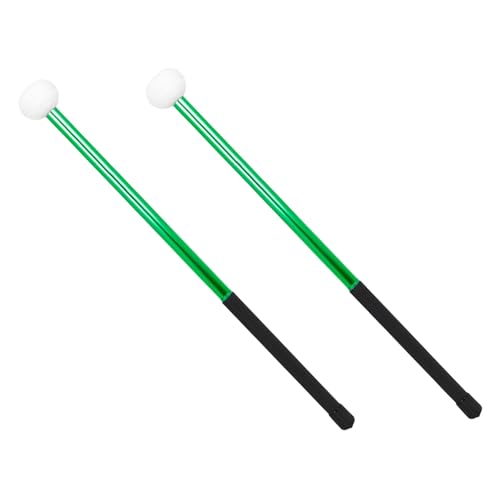 ibasenice 1pair Baquetas de Fieltro para Batería y Trompeta Jazz con agarre cómodo y versátil miniatura 1