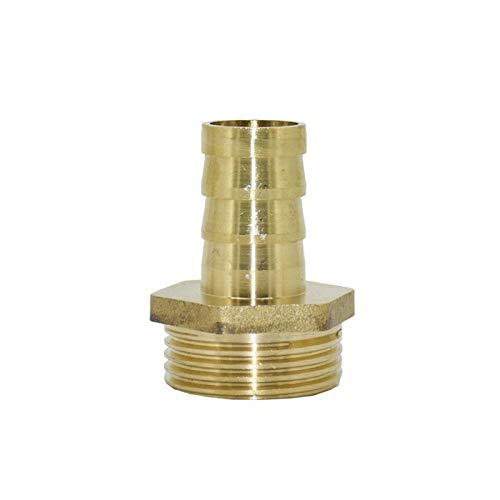 Xuhu-Raccords de tuyau Raccord de tuyau en laiton 1ps, 16mm 19mm 25mm de 32mm Tuyau de 32mm à G1 "Connecteur de barbe à filetage mâle 3/4 1" Connecteur de cuivre de tuyau de 3/4 1" Matériau robuste (