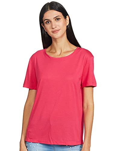 Image of Marks & Spencer Women's Regular T-Shirt (T41 8916K Cerise 4XL)