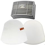 ZNBHEPA 1 HEPA +1 Foam Filters For Shark Navigator NV586 NV581 NV581Q NV585 NV580 Powered Lift Away DLX Upright Vacuum,Replaces Parts # XFFT580 & XHEP580.
