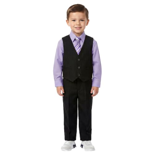 Pinstripe Boys Formal Vest Set