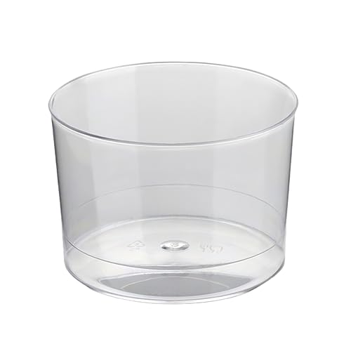 ACESA- 500ud - Vaso Vino Chikito 220 ml - Plástico cristalino (PS) - Color Transparente - Ideal para Vino, Cerveza,...