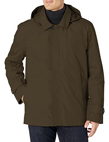 Image of Cole Haan Men's Classic 29 inch Hooded City Rain Jacket