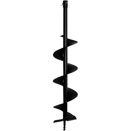 BALWAAN 6-Inch Spiral Earth Auger Drill 15 cm