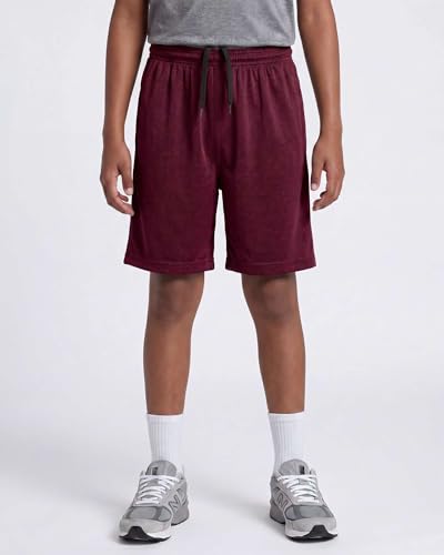 Image of 5 Pack Boys' Mesh Athletic Shorts Basketball Kids Soccer Sports Pockets