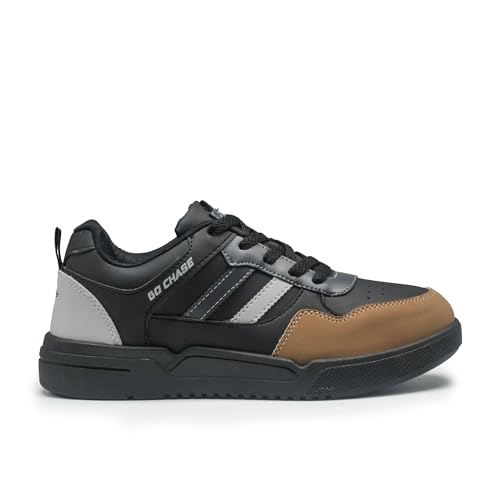 Image of ASIAN Men CRUZER-01 Stylish Casual Mid Top Sneakers and Trendy Shoes with Laces for Men & Boys | Perfect for Wearing to Outings, and Comfortable All-Day Use, Stylish and Durable