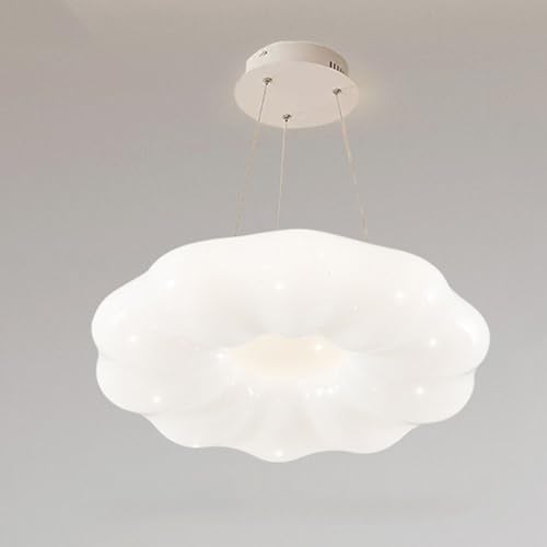Lámpara de nube moderna para habitación de niños en color crema suave
