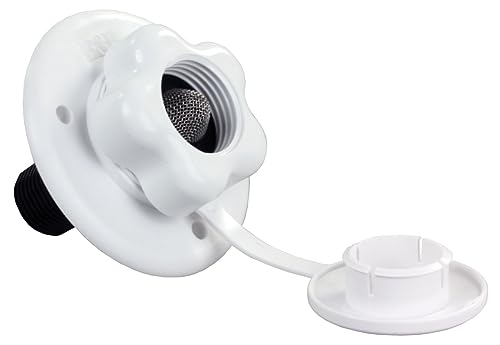Image of B&B Molders, 94216 City Water Fill, Plastic Check Valve - White | Leak-tested, UV-stable acrylonitrile construction, OEM replacement, Made in USA