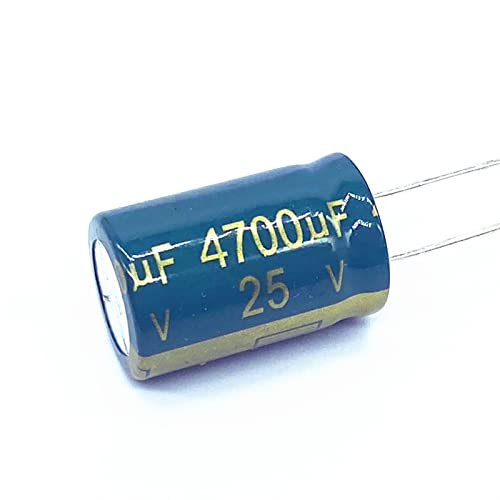 Condensateur 25V 4700UF ESR bas pour filtrage audio et réparation électronique de précision