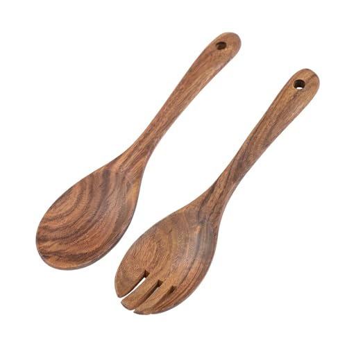 Muso Wood Akazienholz Salatbesteck Set, 2-teilig