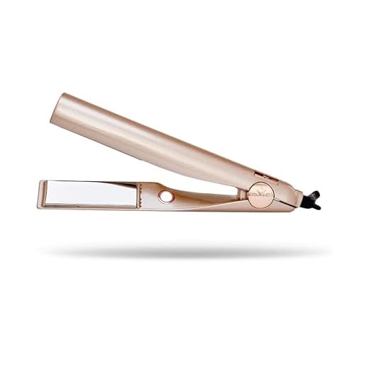 TYME Iron Pro 2-in-1 Hair Curler and Straightener with 5 Adjustable Heat Settings and Titanium Plates