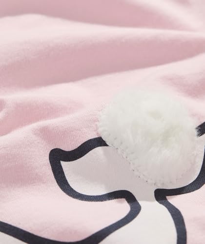 vineyard vines Girls' Fuzzy Easter Bunny Whale Long-Sleeve Pocket Tee4