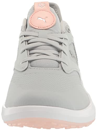 Image of Puma Golf Women's Ignite Malibu WMNS Golf Shoe, High Rise- Silver-Rose Dust, 8