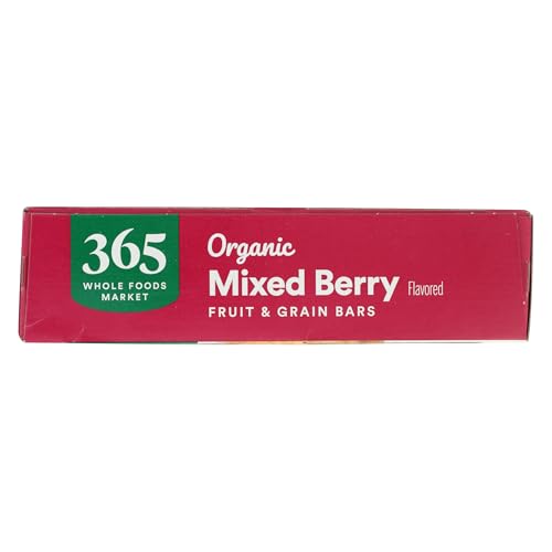 365 by Whole Foods Market, Organic Mixed Berry Cereal Bar 6 Count, 7.8 Ounce