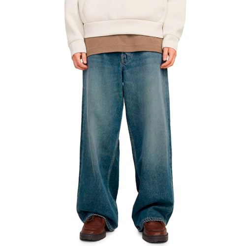 JACK & JONES Jjidave Jjclassic Cj 119, Bleu Denim, 28W / 32L Hommes