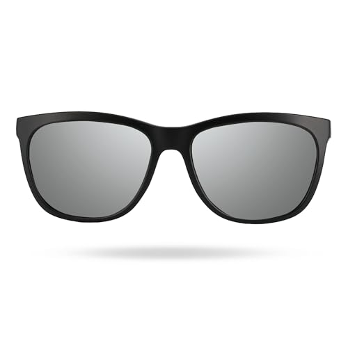 Image of TYR Women's Carolita Lifestyle Sunglasses Polarized Cat Eye, Silver /Black, One Size