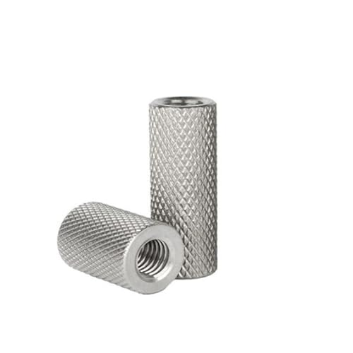 2-5 Teile/los Rändelmutter M3 M4 M5 M6 M8 M10 M12 M14 M16 Edelstahl Lange Verlängerung Rändelmutter Handfestziehen(M8x30 2PCCS)
