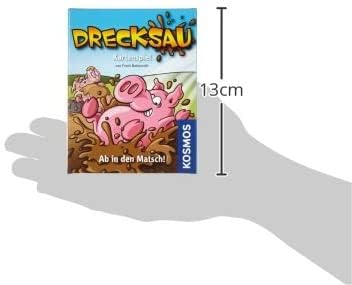 KOSMOS 740276 Drecksau Ab in den Matsch! lustiges Kartenspiel, Partyspiel für 2-4 Spieler ab 7 Jahre, Kinder, Familie, Erwachsene