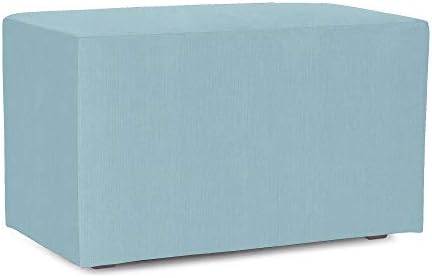 Howard Elliott Collection Replacement Slipcover Exclusively Made for Howard Elliott Universal Bench, 100% Polyurethane Fabric (Bench Not Included), Sterling Breeze