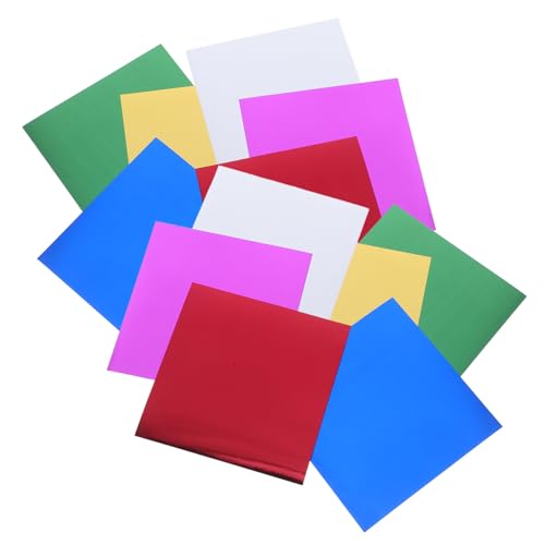 Papier origami en aluminium anti-déchirure pour scrapbooking brillant 224 feuilles