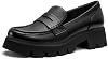 FITORY Loafers para Mujer Zapatos de Vestir Slip on Penny Loafers Plataforma 2