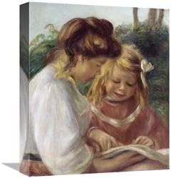 16 in. The Alphabet Jean & Gabrielle Art Print - Pierre-Auguste Renoir
