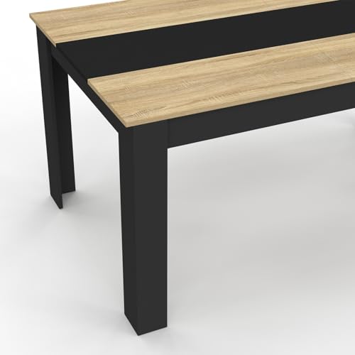 Table à manger Georgia 8 personnes 160 cm - IDMarket