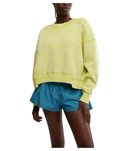 Free People Women's Intercept Pullover, Highlighter