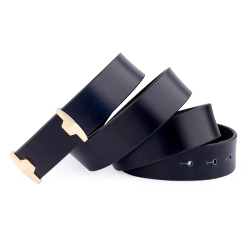 Image of Bacca Bucci Genuine Leather Dress /Casual Men Belt with Pin Buckle Belt