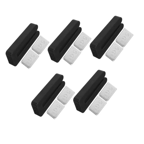 Kisangel Kit de Equilibrado de Ventiladores de Techo 5 Juegos Clips y Pesas Herramienta para Palas Fácil Instalación Reduce Ruido Uso Doméstico y Hotelero Accesorio Práctico
