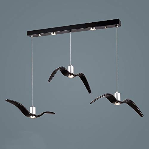 Table à manger pendant lampe design luxe en résine de mouette