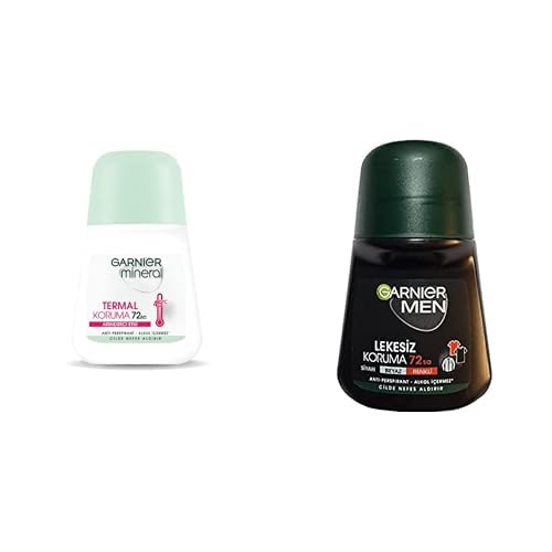Garnier Mineral Termal Koruma Roll-On Deodorant + Garnier Men Lekesiz Koruma Roll-On Deodorant