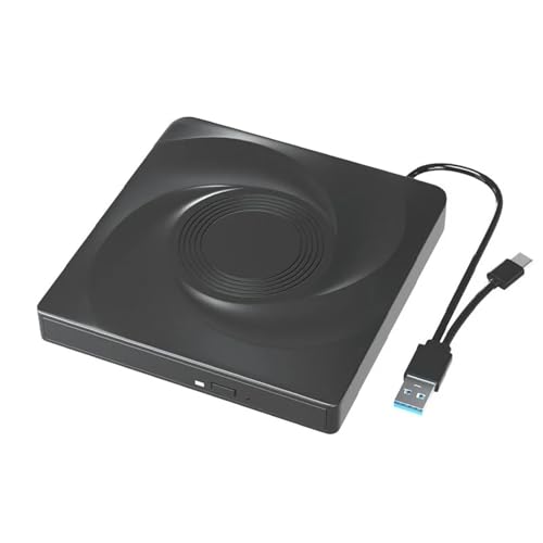 Unidad Externa USB 3.0 Tipo-C óptica CD DVD Grabadora Reproductor portátil Compatible con Windows/MacOS/Linux