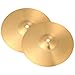 Vaguelly 2 Stück Cymbal, 6 Zoll/ 15 cm Messing Becken Percussion Schlagzeug für Anfänger Schüler 15 Zoll günstig Kaufen-Vaguelly 2 Stück Cymbal, 6 Zoll/ 15 cm Messing Becken Percussion Schlagzeug für Anfänger Schüler
