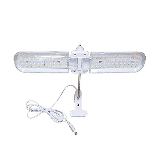 LED Plant Grow Light for Indoor Plants, Single Clamp Plant Grow Lamp Kit, Flexible Gooseneck Light Fixture with 18W Plant Growing Light Bulb, Growing Lamp for Indoor Plants Succulent