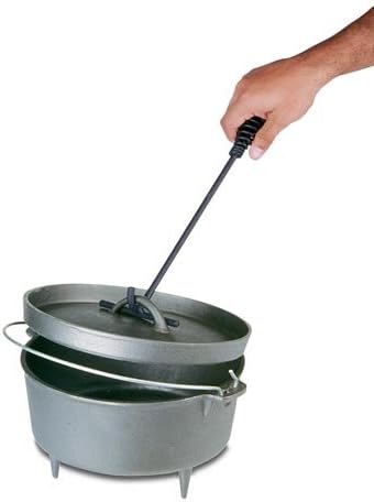 Lid Lifter for Campfire Pots, Pans & Dutch Ovens, 15-inch