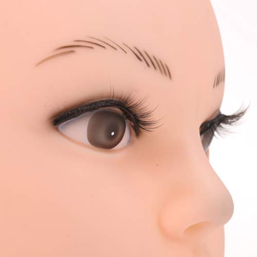 Zwbfu Conjunto de cílios postiços magnéticos com aplicador 5 pares preto cílios postiços magnéticos