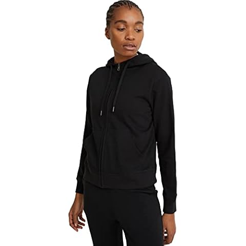 C&A Damen Hoody Sweatjacke Hoody Sweatjacket Unifarben Sweatshirts schwarz XL Cover