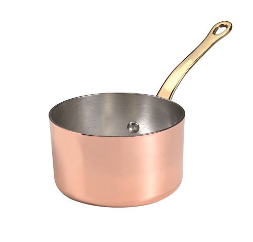 Agnelli ALCU105F14 Casseruola Alta Rame Stagnato 14 cm