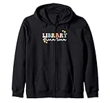 Library Dream Team Librarian Library Squad Crew Reading Coac Zip Hoodie