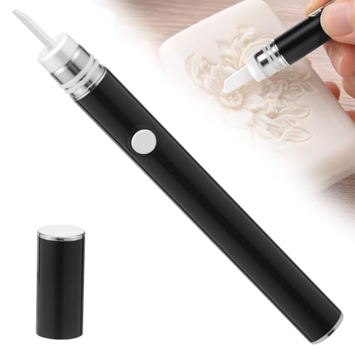 WANWEN Hot Knife Dab Tool - coltello caldo in ceramica, per tagliare la cera o per intagliare il sapone (SET/A)