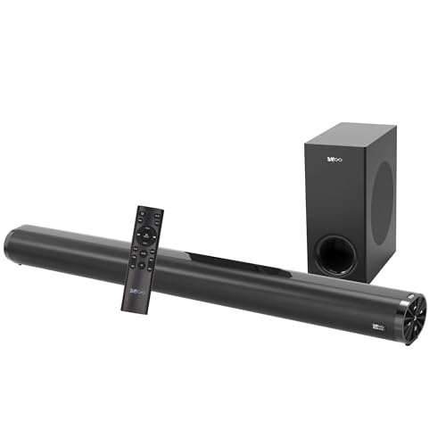 Image of Walta Elite BRIO-1250 2.1 Home Theatre - Black, 160W Soundbar with Subwoofer, Bluetooth, 3 EQ Modes, HDMI ARC, USB, Optical, AUX, Stereo Audio System for TV