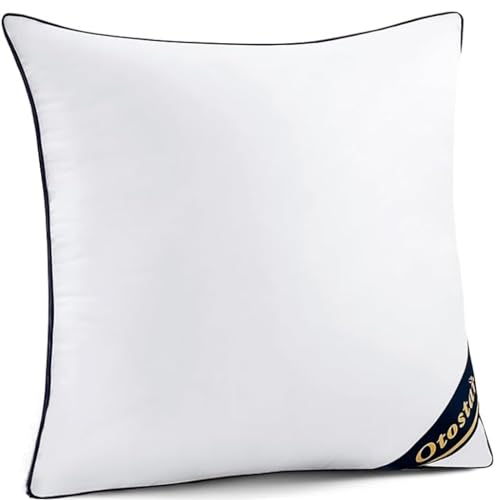 OTOSTAR Pillow Inserts 20x20 Inch Decorative Throw Pillows with 100%