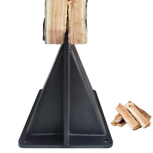 La Mejor Selección de Cunas de leña los 10 mejores. 44 JINHAN - Divisor de leña - La herramienta de divisor de troncos resistente para estufa de leña, chimenea y hoguera, cuña divisora de madera de 7 pulgadas para el hogar,...