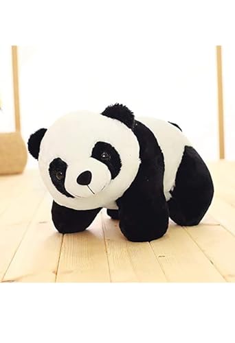 Image of Cute Panda Soft Toy Plush Stuffed Animal Teddy Bear for Kids Baby - Soft Huggable Panda Doll for Cuddling, Sleeping, Birthday Gift, Home & Nursery Decor