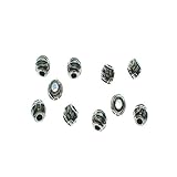 Bildbespiel mit Donut und Lederband die Glücks Münze verdeck zu große Löcher