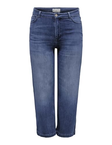 Jean crop ONLY Carmakoma Carwilly taille haute jambes larges coupe tendance