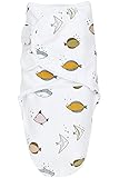 Meyco Baby inbakerdoek - Sea Multicolour - 0-3 maanden - enkele verpakking